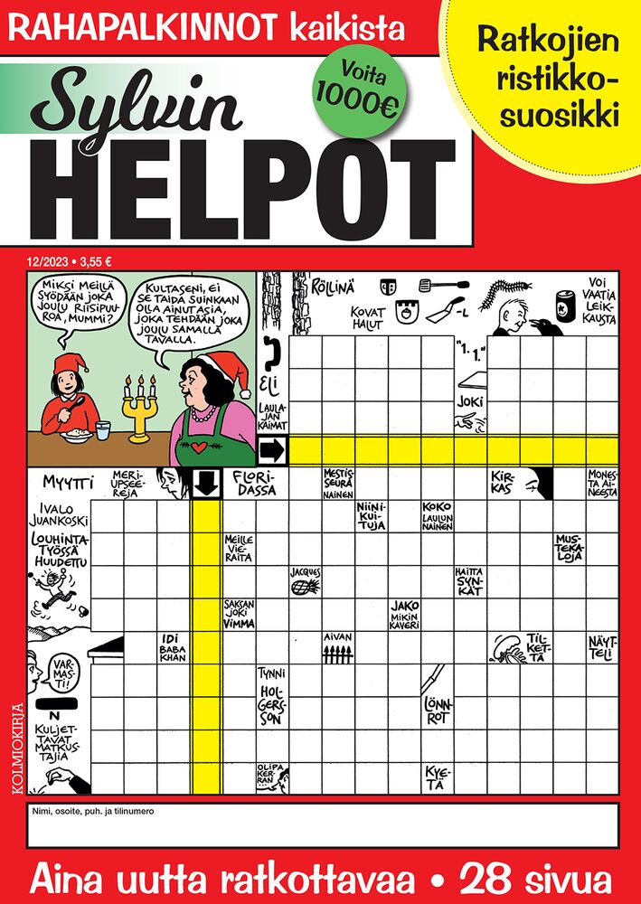 Tilaa Sylvin Helpot Ristikot lehti